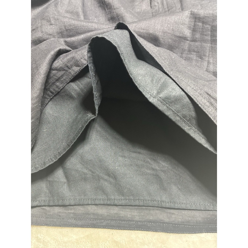 Burberry London Dress Women's 4 Black Cotton Belted Trench Career Academia - Picture 6 of 12